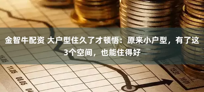金智牛配资 大户型住久了才顿悟：原来小户型，有了这3个空间，也能住得好